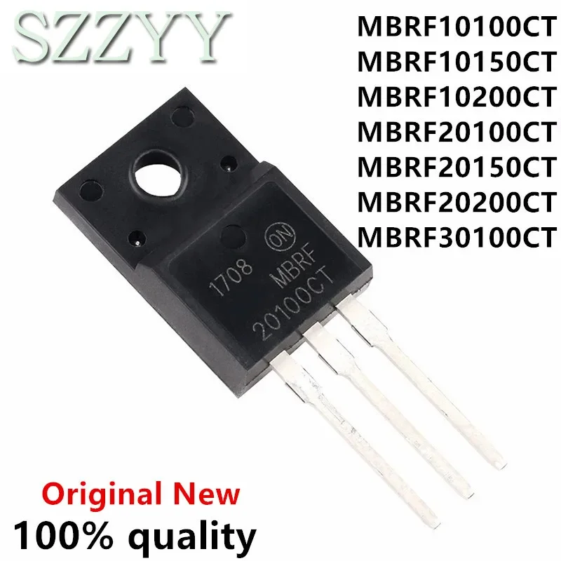 10PCS TO-220F MBRF20100CT MBR20100CT 20100CT MBRF10100CT MBRF10150CT MBRF10200CT MBRF20150CT MBRF20200CT MBRF30100CT MBRF2060CT