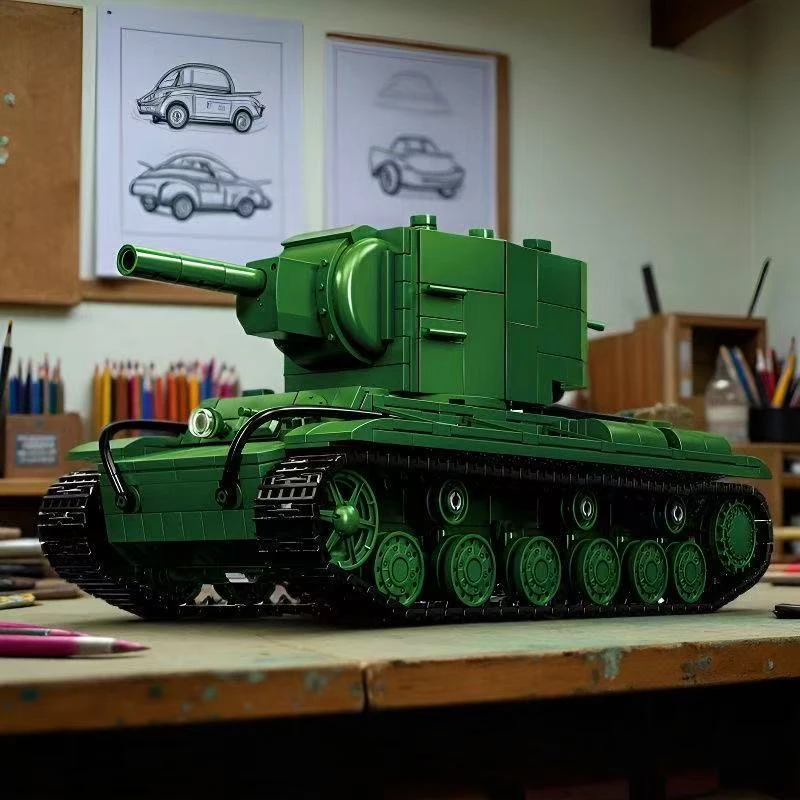 

Military M4 Sherman Medium Tank Building Blocks WW2 Army Tank Armored Vehicle Bricks Model Toys For Kid Birthday Gift MOC