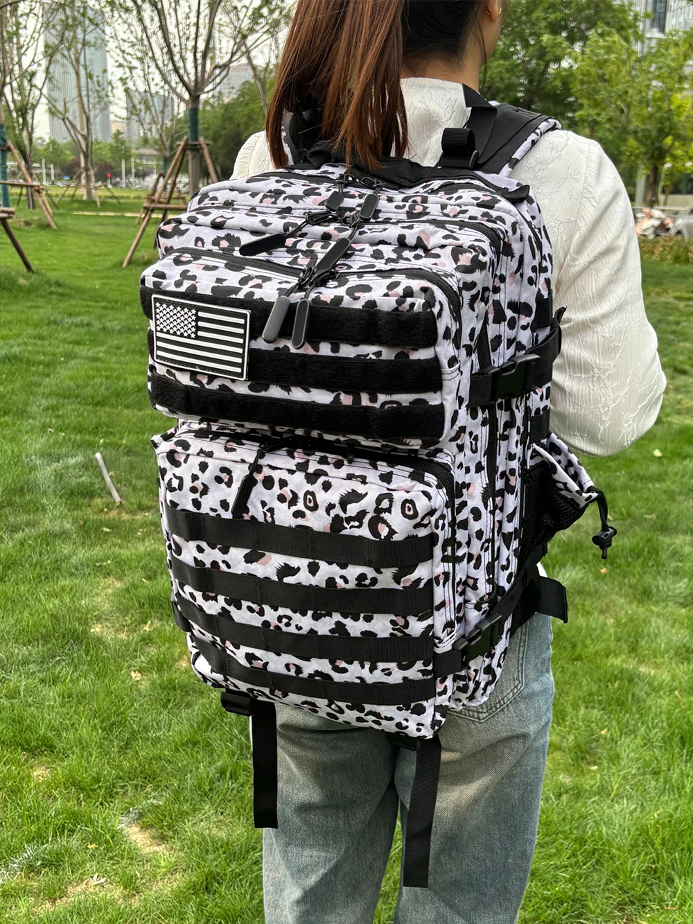 45L التكتيكية على ظهره 3P حقيبة 3 أيام الاعتداء في الهواء الطلق على ظهره مقاوم للماء تسلق حقيبة الظهر التخييم التنزه الصيد Mochila حقيبة