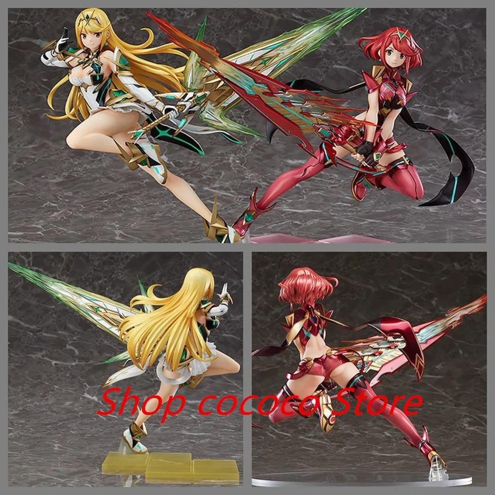 Homura Hikari Xenoblade 2 Chronicles Game Fate Over Pyra Fighting 1\7 Scale Collectible Anime Action Figures Toy Christmas Gifts