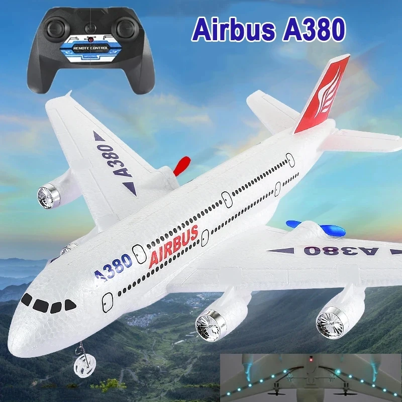 Airbus A380 RC Airplane Boeing 747 RC Plane Remote Control Aircraft 2.4G Fixed Wing Plane Model RC Plane Toys for Children Boys