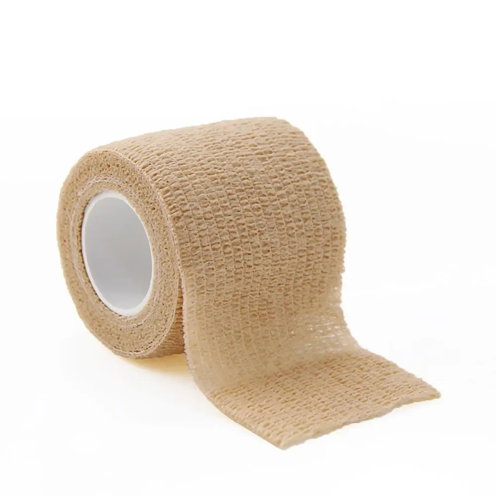 Großhandel 24 Rollen Kohäsiver Verband Selbstklebender Selbsthaftender Verband für Menschen & Haustiere Atmungsaktiver Elastischer Sportverband – Detail 4