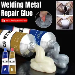 AB Metal Repair Adhesive Cold Welding Glue High Temperature Heat Resistant Glue for Metal Liquid Weld Glue Magic Plastic Sealant