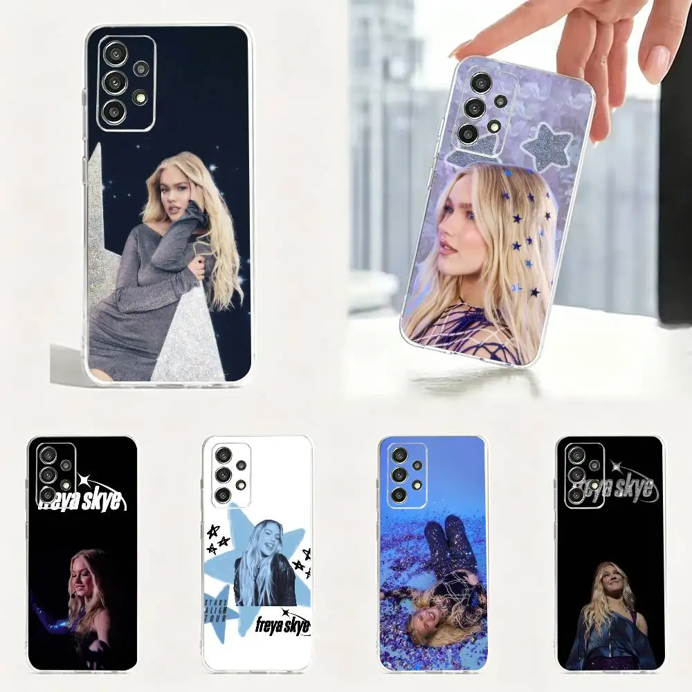 Sweet S-Singer F-Freya Skye  Phone Case Transparent Soft case For Samsung S25,S24,S21,S22,S23,S30,Ultra,S20,Plus