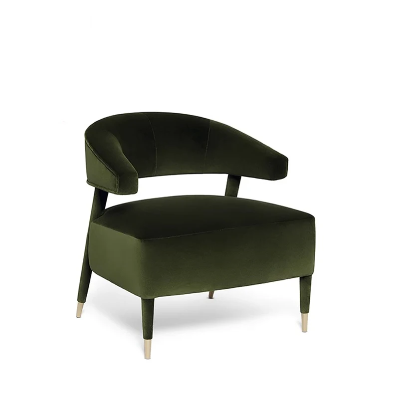 الحديثات الفاخرة Wohnzimmer Hochwertiger Sessel Metallrahmen مع акent Stuhl