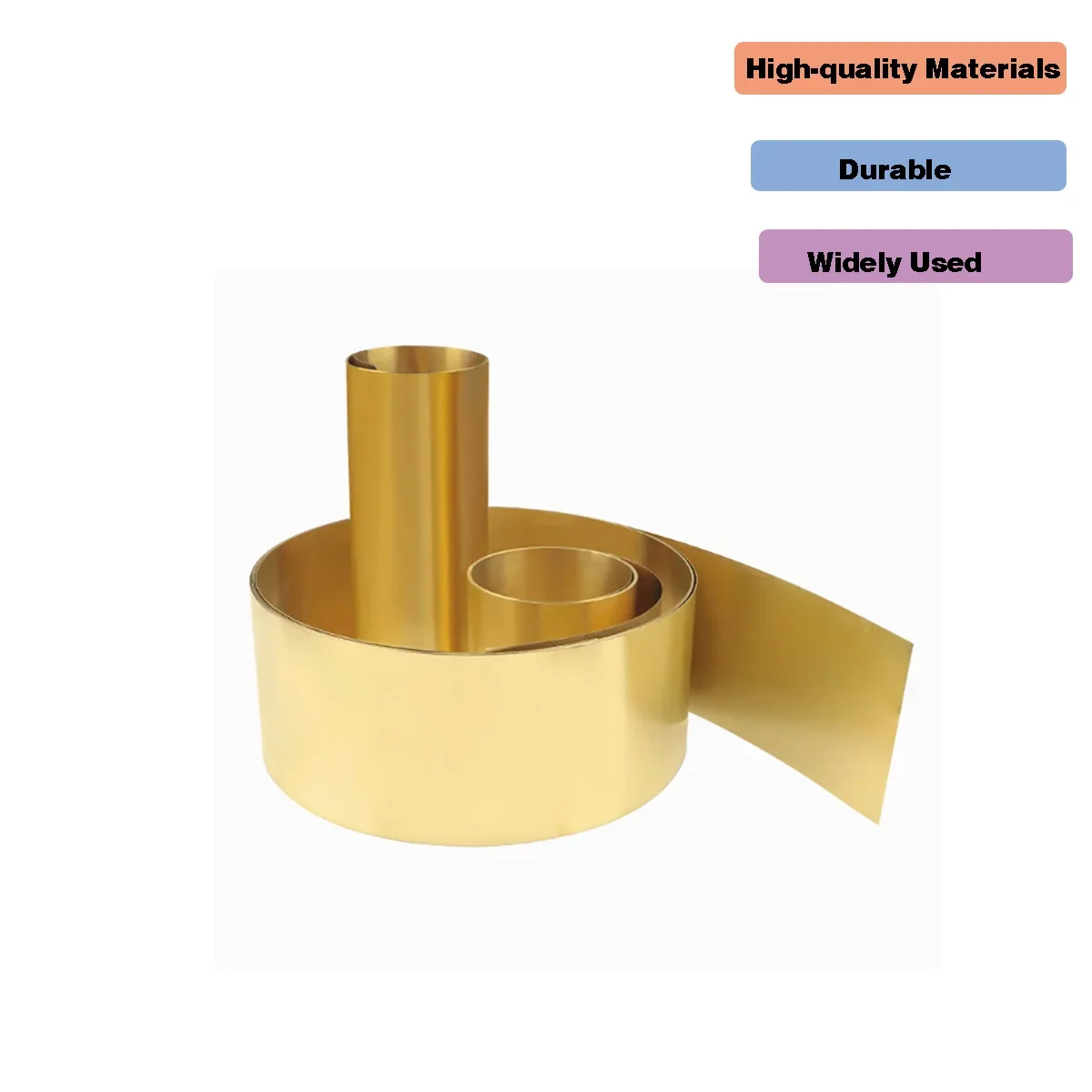 

H62 Brass Metal Sheet Foil/Brass Strip/Length 1 Meter, Thickness 0.01/0.02/0.03/0.04/0.05/0.06/-0.2mm