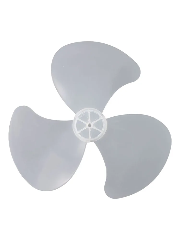 3 Plastic Fan Replacement Part With Nut Cover For 16 Inch Pedestal Desk Standing Fan Black White PP Material Home Cooling
