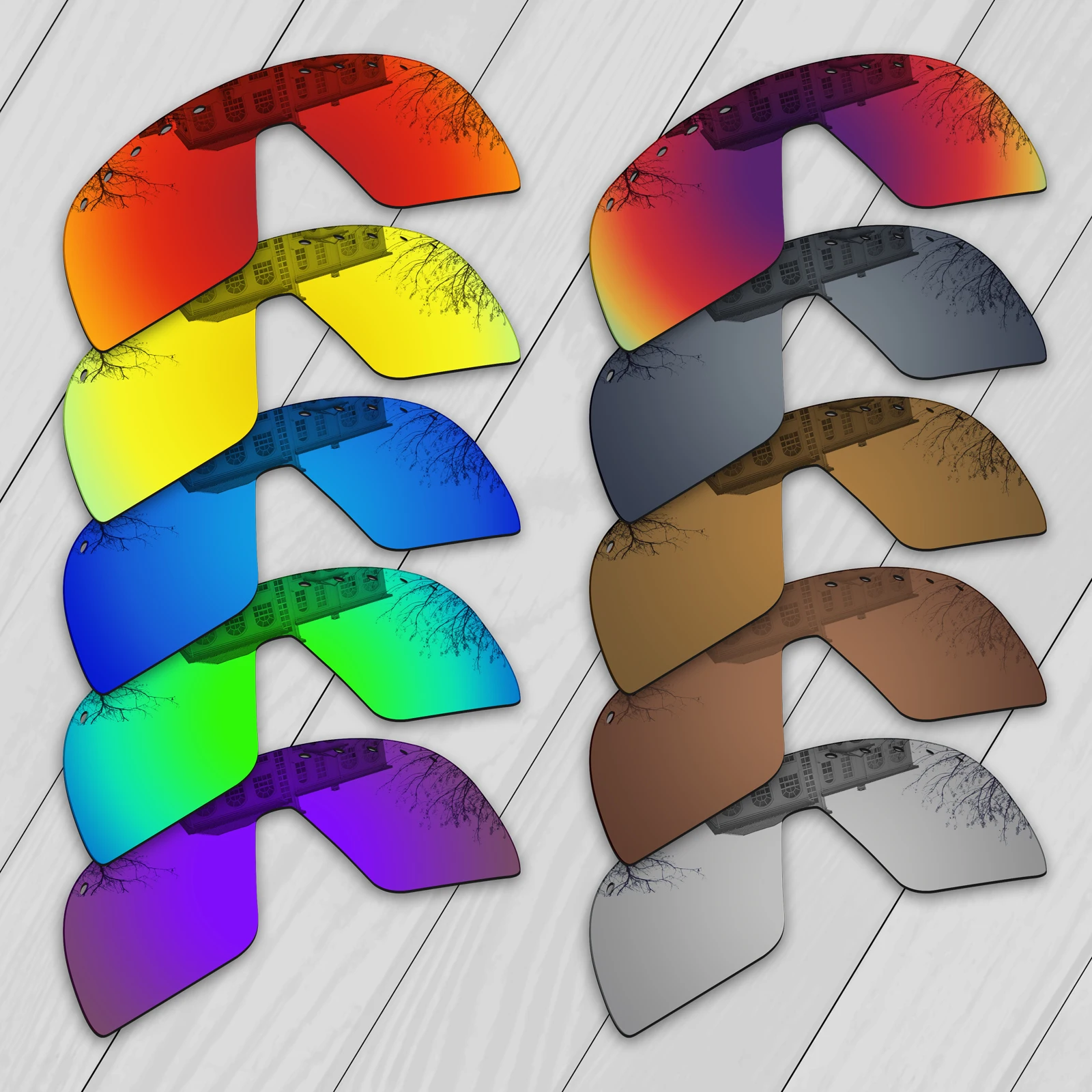 

E.O.S Polarized Enhanced Replacement Lenses for Oakley Sutro Vented Sunglasses - Multiple Choice