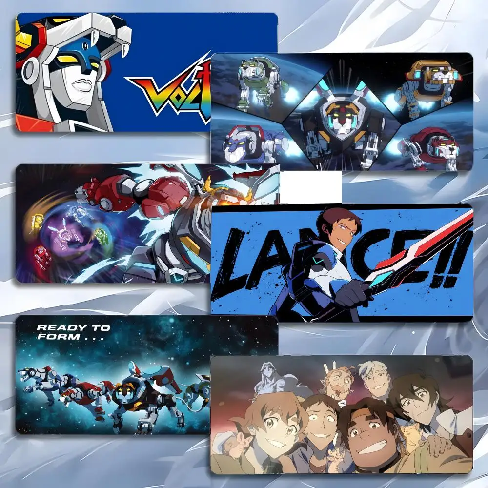 robot cartoon wall art V-Voltron Mouse Pad Mousepad Large Gaming LockEdge Thickened PC Table Desk Mat