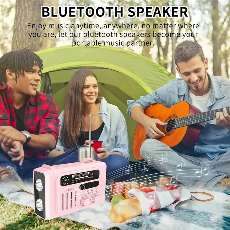 B03B-Bluetooth Speakers Speakers With Phone Charger Speakers With LED Flashlight And Reading Lamp