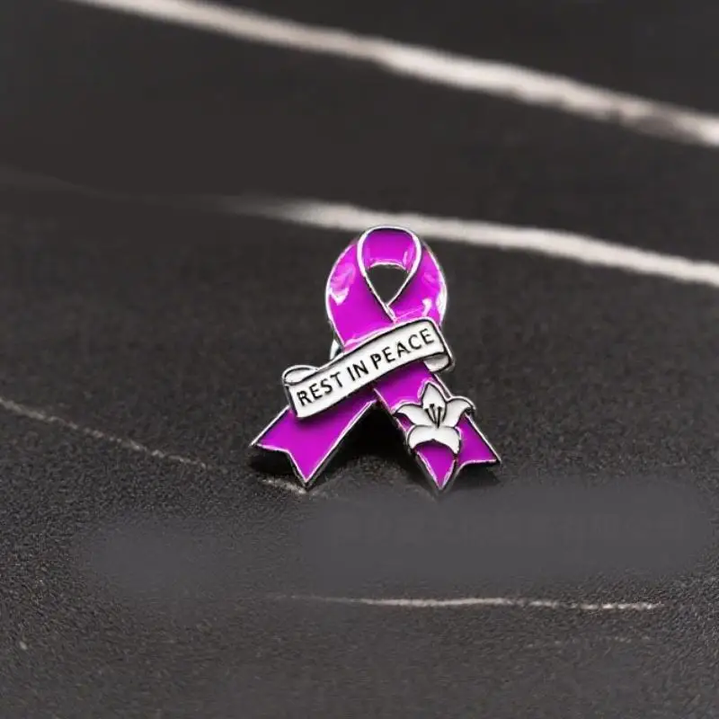 بروش تذكاري سلسلة الصحة العقلية المينا دبابيس القلق الاجتماعي علم النفس الوعي يقتبس شارة معدنية هدايا المجوهرات بالجملة #1