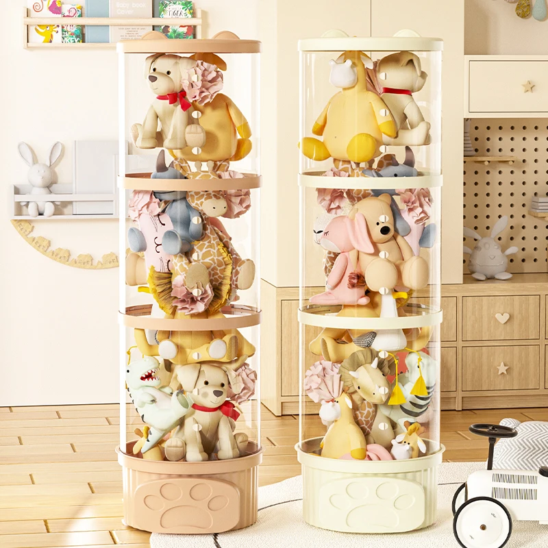 Stackable Toy Organizer, Doll Storage Tube, Suitable for Home and Bedroom Storage, Holiday Decoration