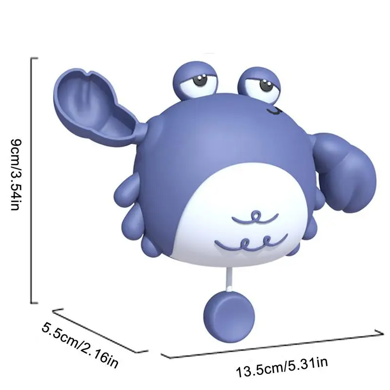Kąpielisko zabawka zabawka zabawka zabawka do kąpieli krab bezpieczne zabawki dla dzieci ręcznie koordynacja oka kraby na prezent urodzinowy w wieku 18 miesięcy