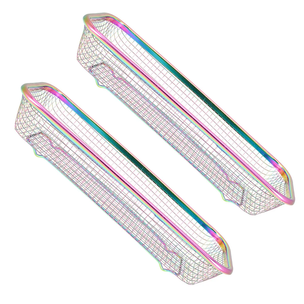 

2pcs Stainless Steel Chopstick Basket Cutlery Storage Holder Utensil Drying Rack Kitchen Organizer For Silverware Drainage