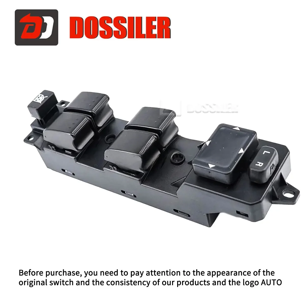 GV2S-66-350A Dossiler Electric Power Window Master Switch For Mazda 6 Mazda6 5 CX-7 Glass Button Front Left GV2S-66-350A