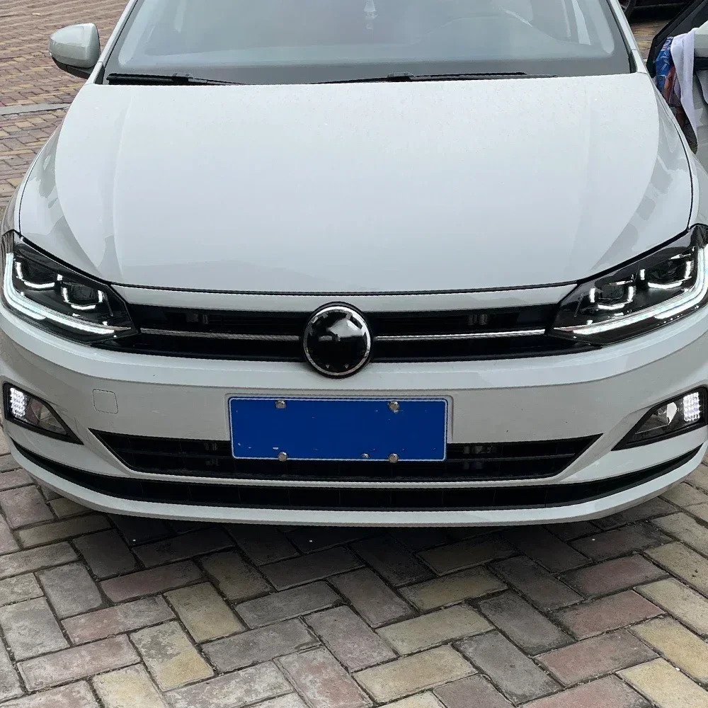 For VW Polo 2019-2024 LED Auto Headlights Upgrade All New Projector lens Accessories Car Head Lights Lighting Systems Assembly