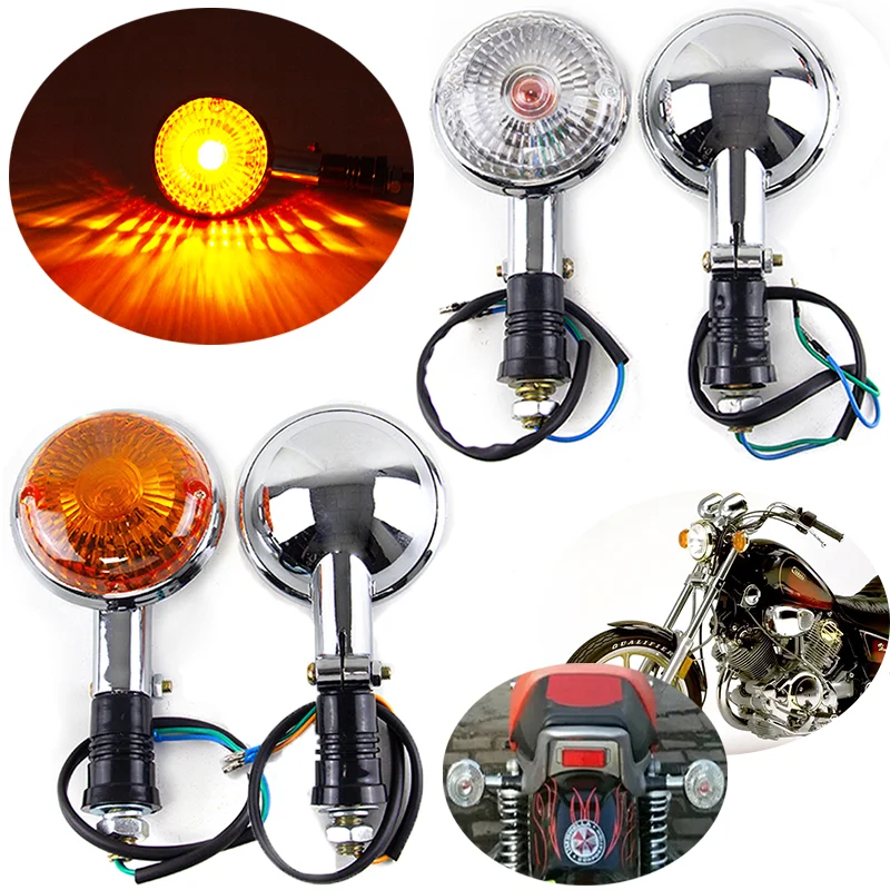دراجة نارية بدوره أضواء الإشارة لياماها XV400 XV650 XV1100 XV1300 XVS650 Virago V MAX1200 star XVS 400 1100 مؤشر مصباح