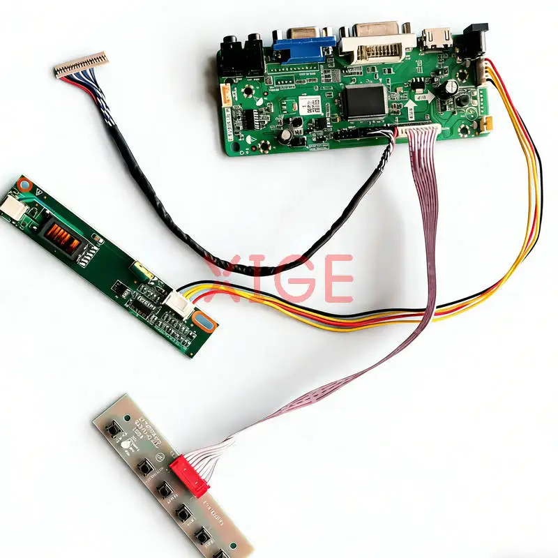 

Комплект платы контроллера для LQ150X1LH62 HT15X33 N150X1 LT150X3 M.NT68676, DIY, 1024x768, 1024*768, LVDS-20Pin, 1-CCFL, VGA+DVI+HDMI