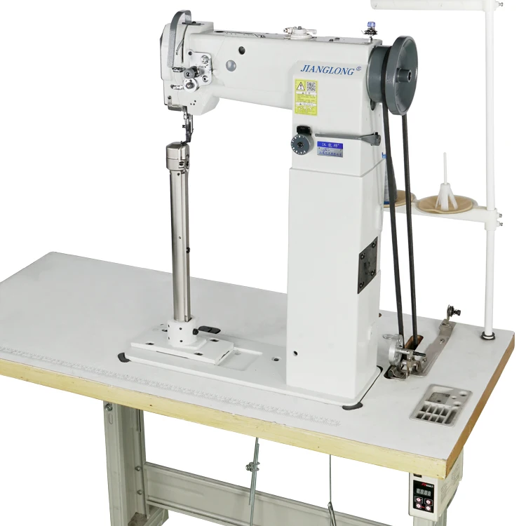 

8365 Single Needle Leather Bag Making Extra High Post-bed Lockstitch Sewing Machine With Triple Transport