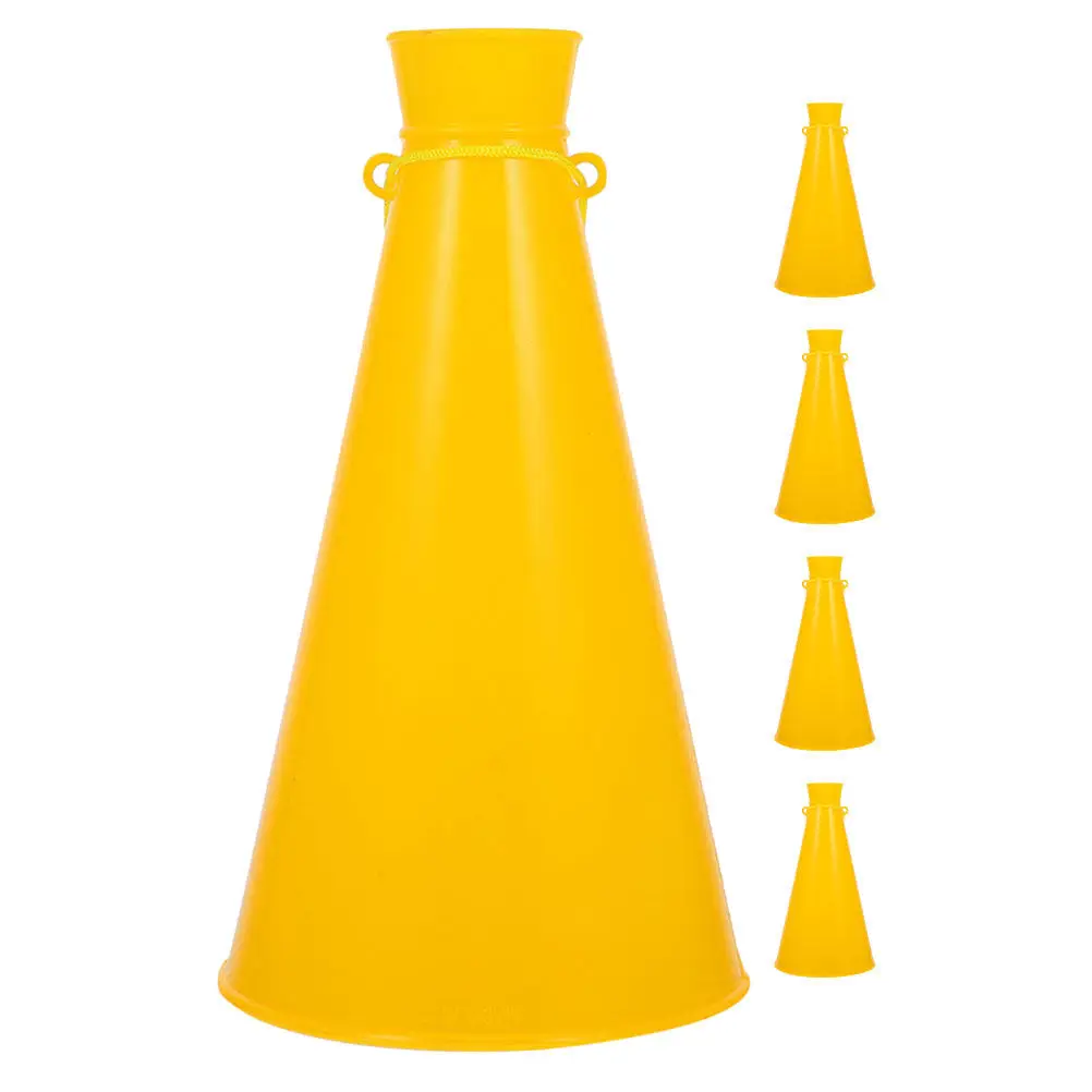 5 Pcs Cheerleader Megaphone Football Cheering Noise Maker Cheerleading Megaphones Horn Trumpet Accessories for Sports