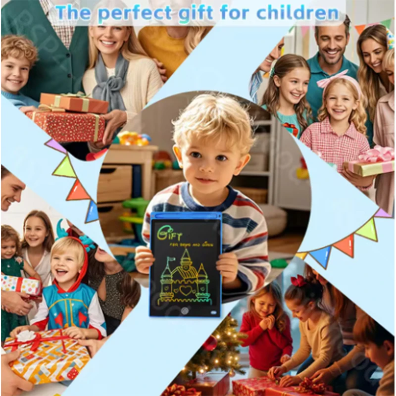 6.5 inch LCD Writing Tablet Drawing Board Montessori Educational Drawing Toys Kids Students Magic Blackboard Toy Christmas Gift