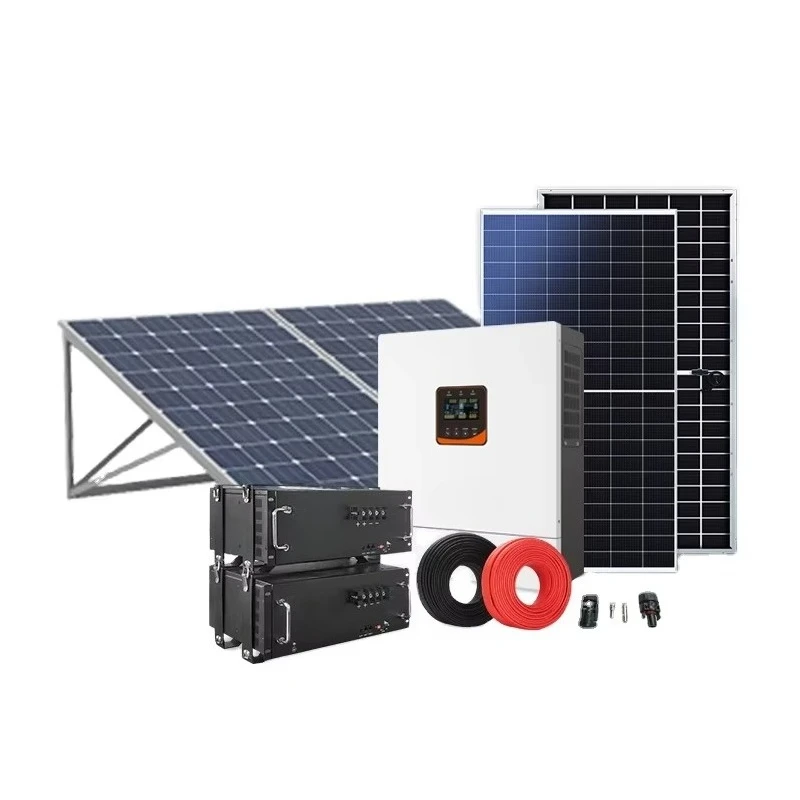 Off Grid Hybrid Solar Energy Storage System 5KW 10KW 20KW 30KW 10KVA All in One Solar Panel Power System Home Full Set