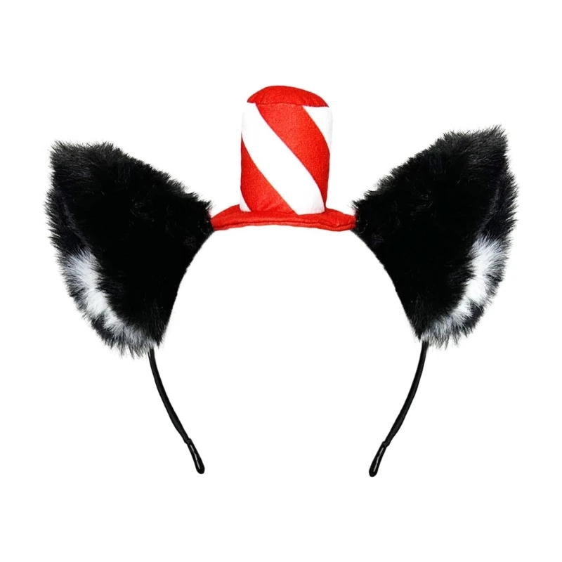 Children Kitten Hairband Anime Cosplay Party Kitten Headband Animal Ear Animation Hair Hoop for Con Role Play