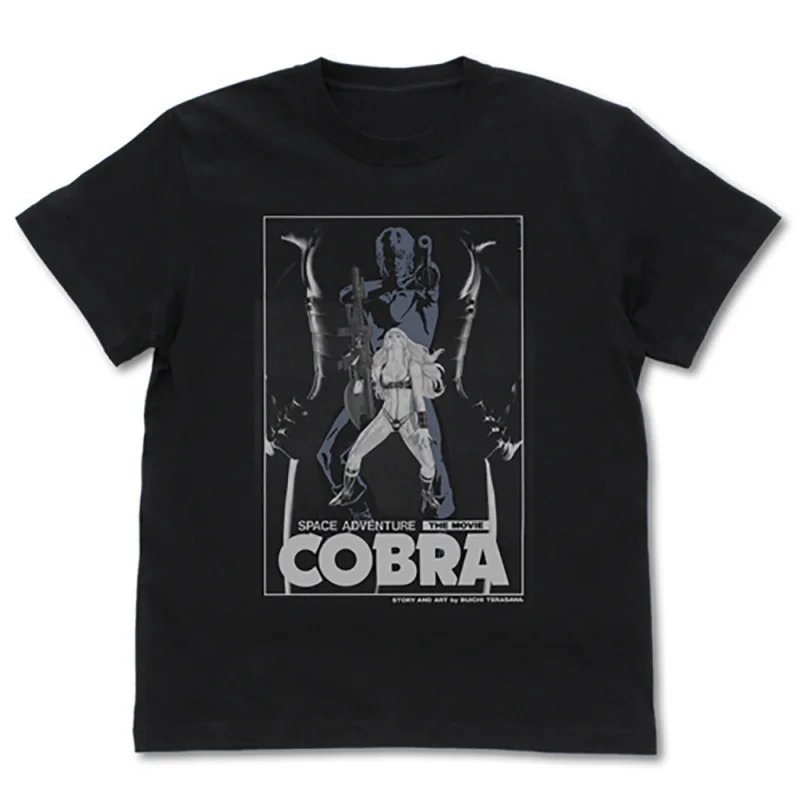 

0405 The Space Adventure Cobra gift t shirt The Space Pirate Psychogun Kobura Anime Graphic tee Y2K clothes All size Tops S-6XL