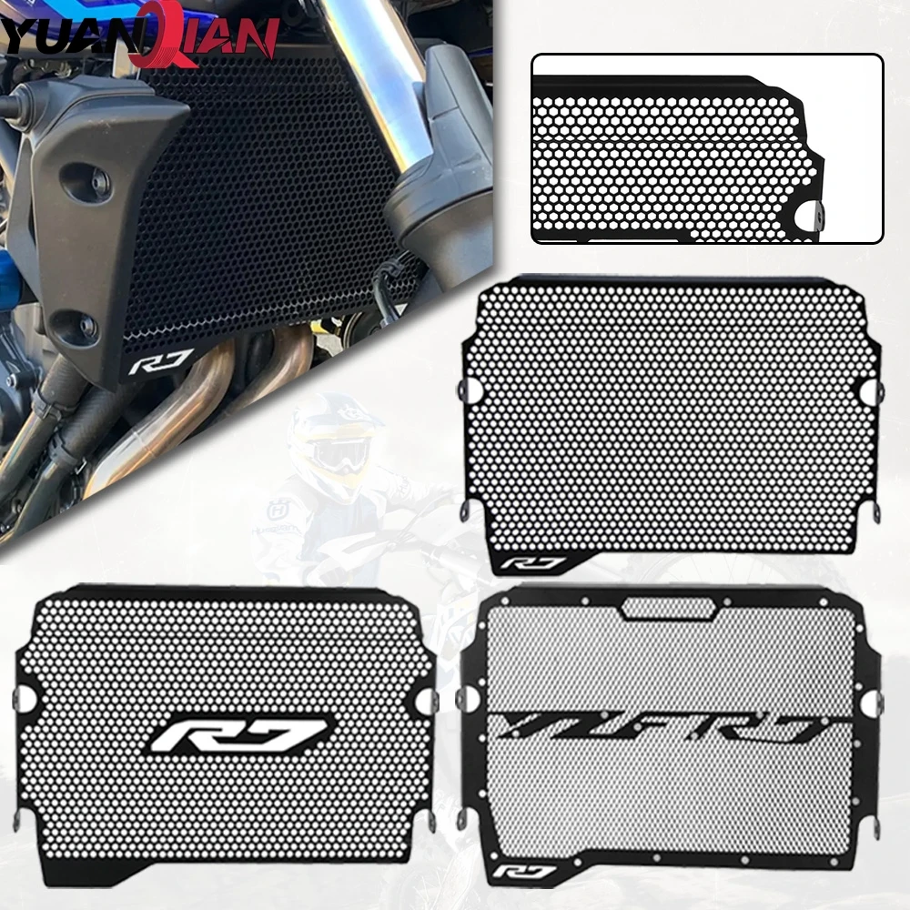

For Yamaha R7 YZF-R7 YZFR7 YZF R7 2021 2022 2023 2024 Motorcycle Accessories Radiator Grille Guard Protection Water Tank Guard