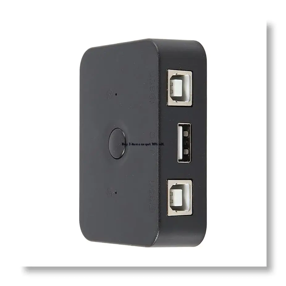 ✱USB Printer Sharer Device 2 Ports USB2.0 Selector Printer Sharing Peripheral for Printer USB Splitter Sharing Printer