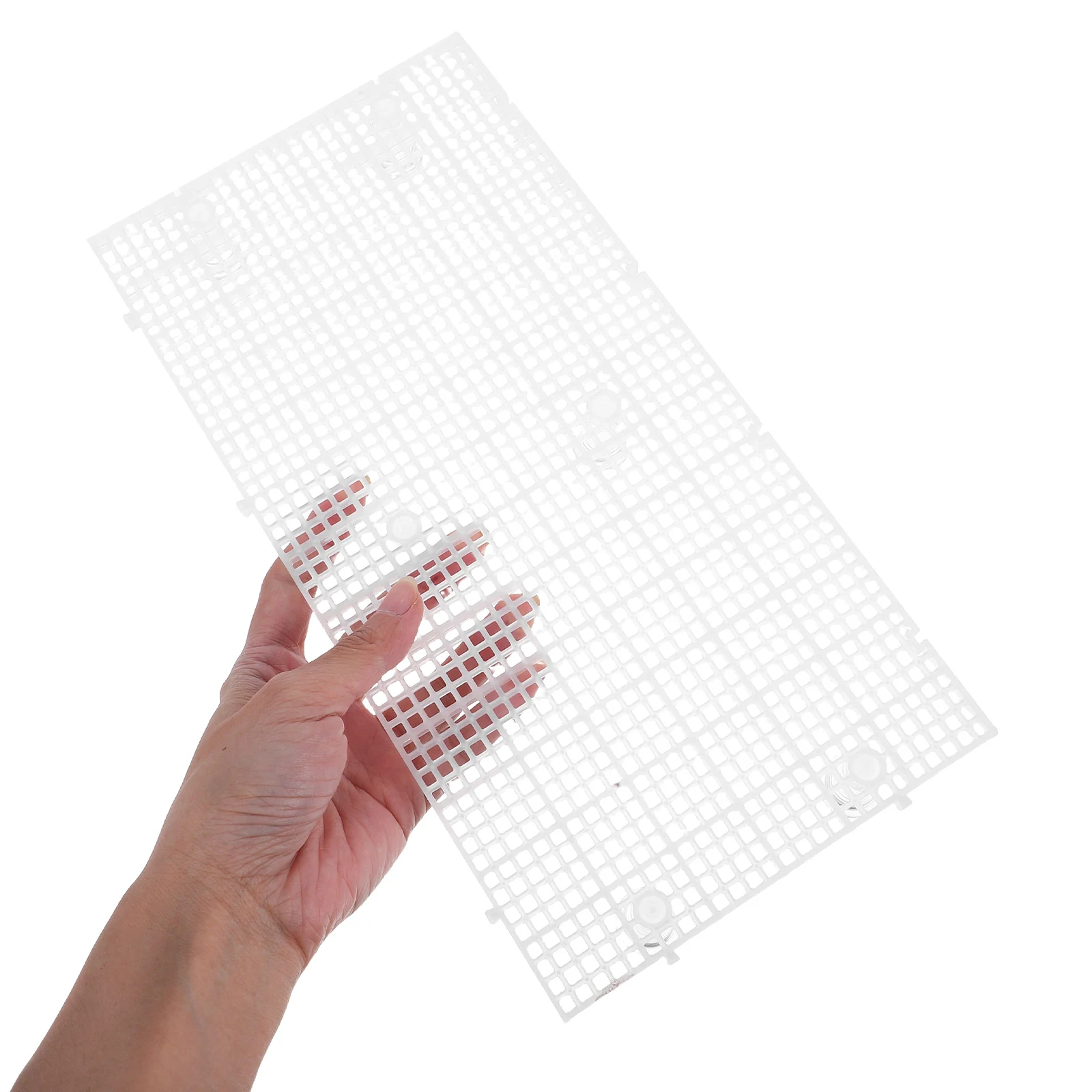 

Root Control Chassis Plastic Grid Panels Flowerpot Net Separator Transparent Aquarium Filter Bottom Tray