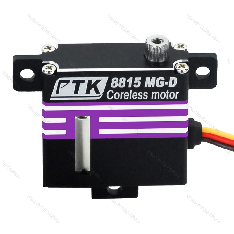 

PTK 8815 MG-D 15KG Coreless Servo All Metal Geared Glider Fixed Wing RC Model Aircraft Programmable High Torque Waterproof Servo