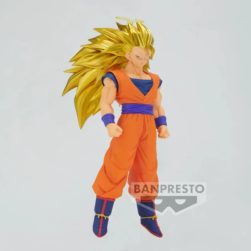 Bandai Original Banpresto Anime Dragon Ball BOS SP 20 Super Saiya3 Son Goku PVC Action Figure Model Collectible Toys