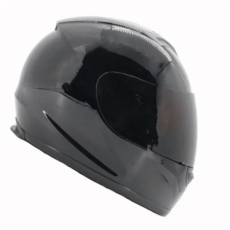 Full Face Motorcycle Helmet, Dual Shield, Removable Washable Neckerchief, Come with One More Lens