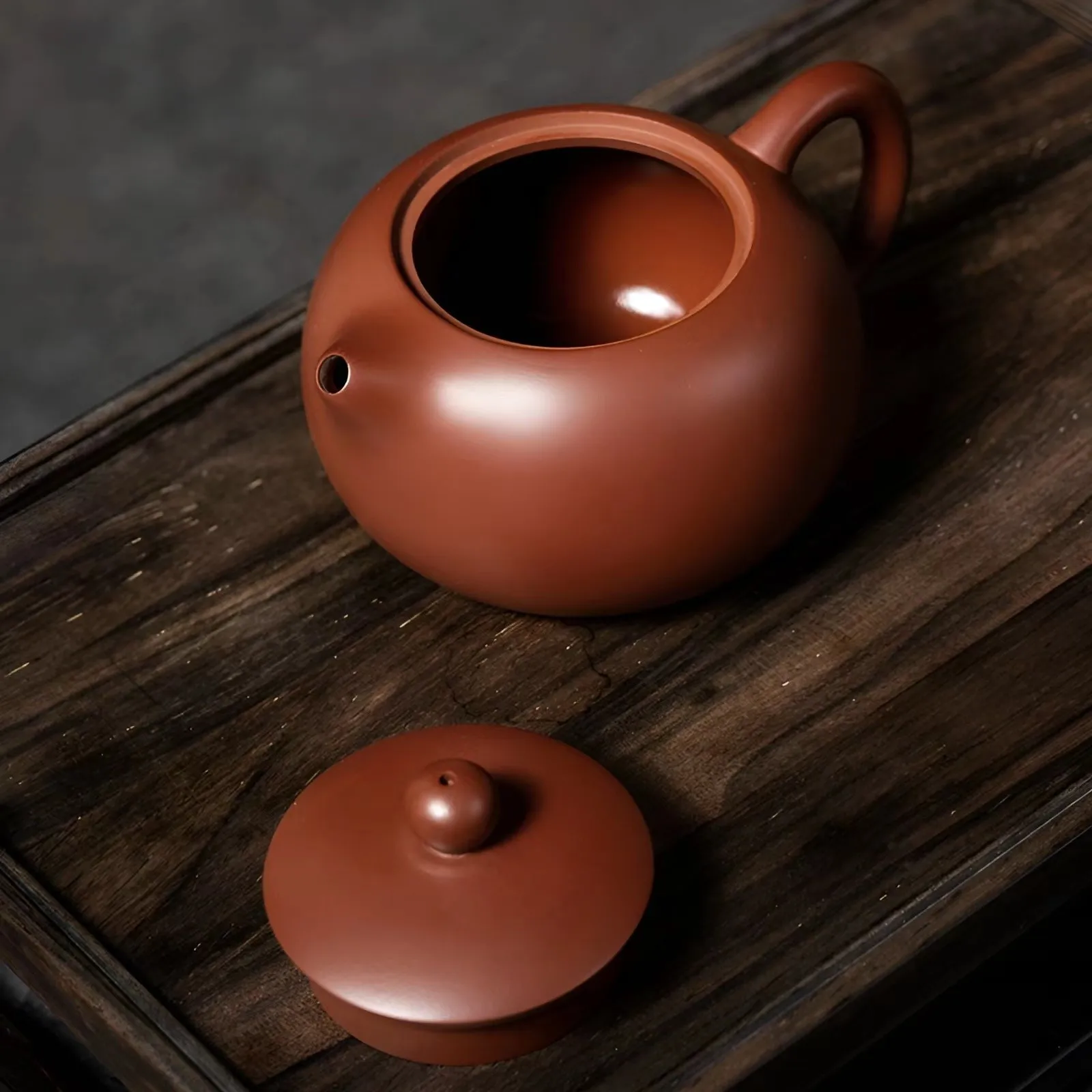 

Yixing Zisha Teapot Single TeapotYixing Clay Dahongpao Tea Zisha Tea Set Xi Shi Pot Household Teapot