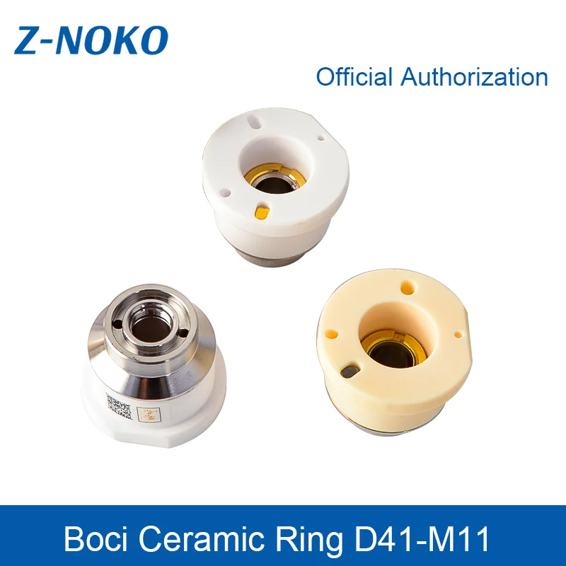 znoko-d41-レーザーノズルホルダー用レーザーセラミックリング-高出力-bociファイバーレーザー切断機ヘッド溶接ノズル部品