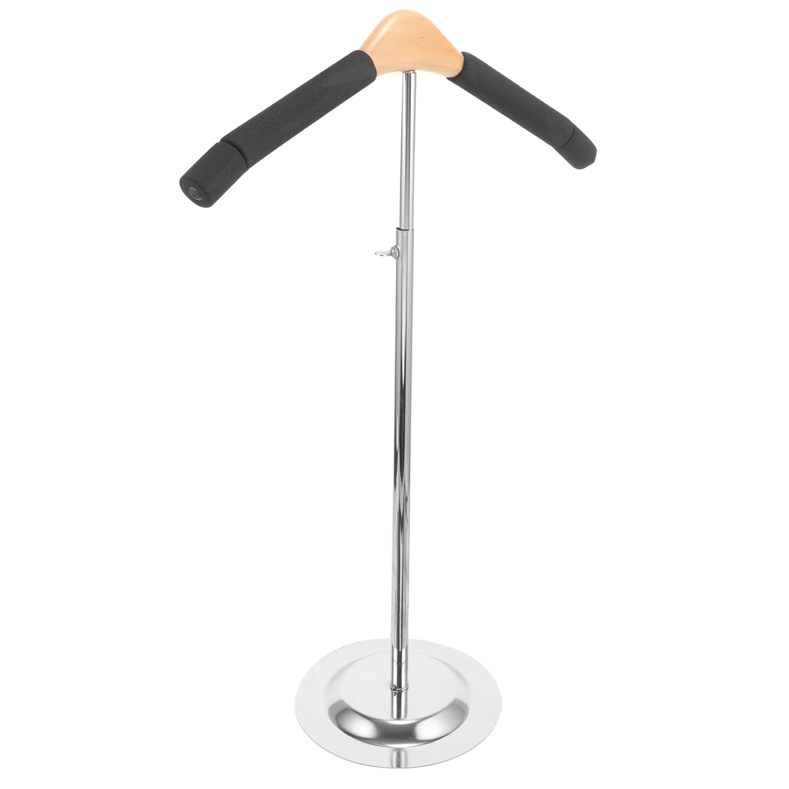 

BUTIFULSIC Shoulder Rack Metal Garment Hanger Freestanding Coat Stand Retail Clothing Display Foam Padding Child Safe Design