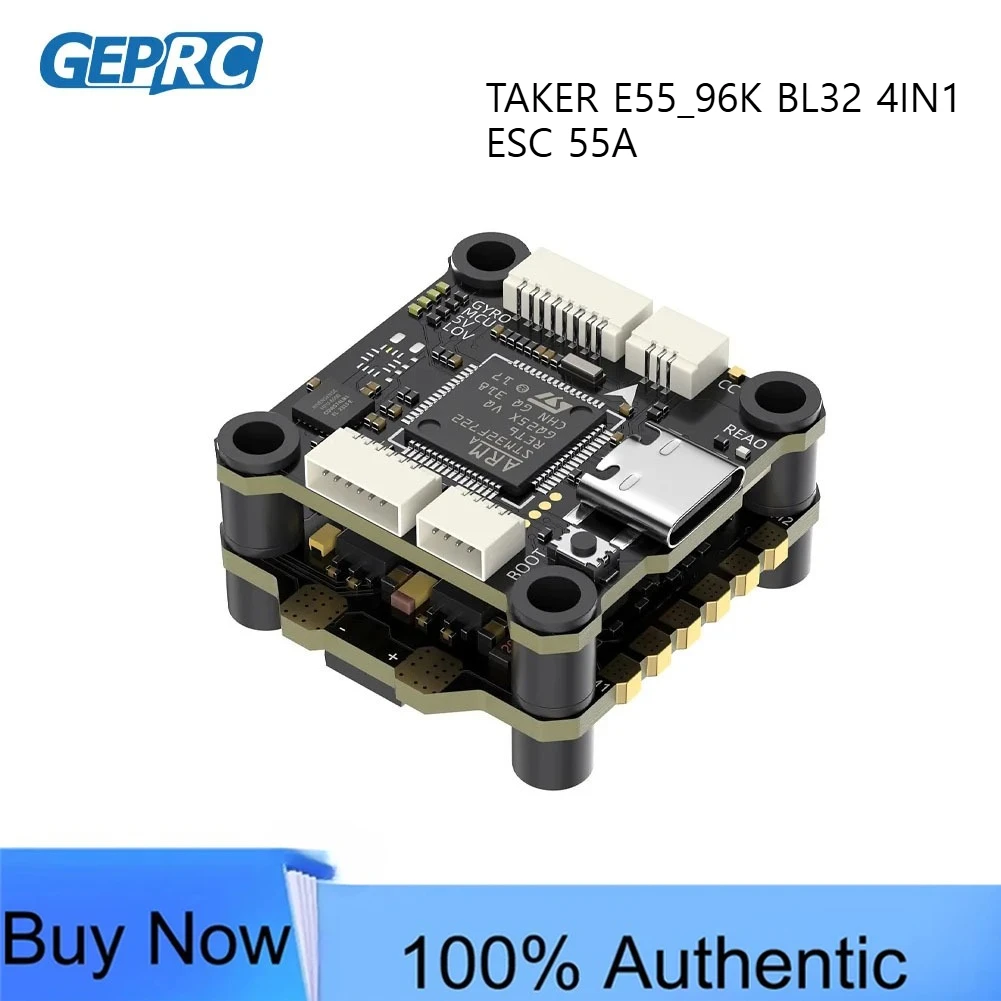 GEPRC TAKER F722 BL32 SE 55A 4IN1 ESC with MPU6000 Gyro 32Mb BlackBox for Long Range FPV Pilots Stable Control