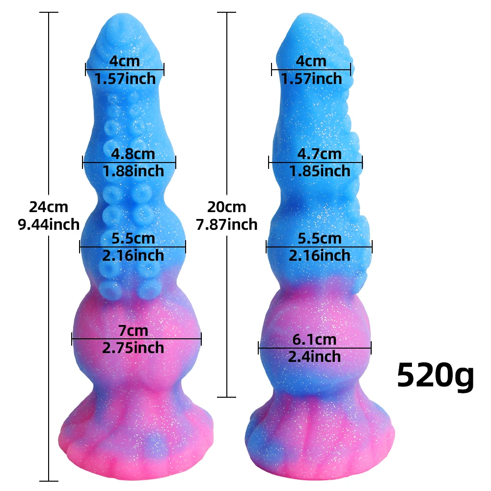 Sex Toy Huge Tentacle Dildo Animal Dog Dick Anal Plug Powerful Hands-Free Suction Cup Dick Prostate Massager Vagina Massager 18