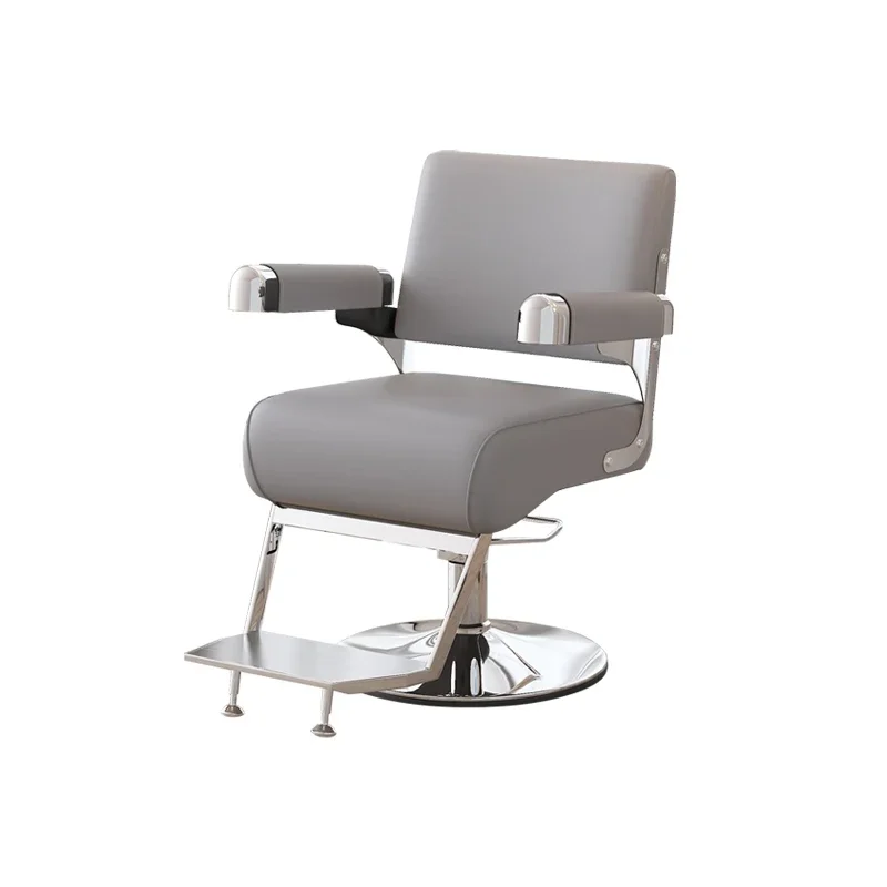 

Esthetics Simple Barber Chair Trendy Nordic Modern Glamour Barber Chair Design Comfortable Silla Barberia Commercial Furniture