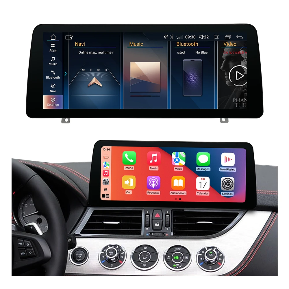 

ID8 Android 13 With CarPlay Auto Car Player Screen Z4 E89 2013 2014 2018 Navigation Audio Video DVD System