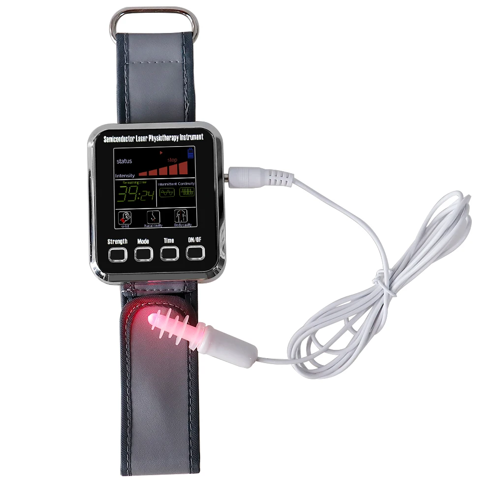 12-Hole Hypertension Laser Therapy Watch Semiconductor Blood Irradiation Treatment Instrument 650nm Acupuncture Points Watch