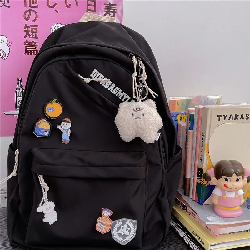 Japanese Style Backpacks Women School Girls Harajuku Sweet Ulzzang Large Capacity Portable All-match Office Laptop Book Ins Chic