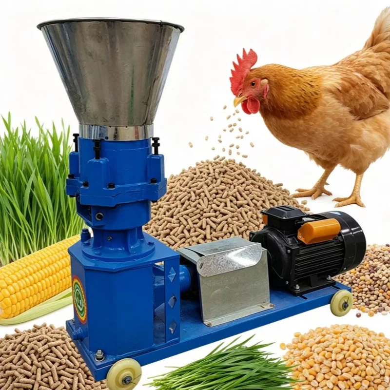 Direct Manufacturer Animal Feed Mill Making Pellet Granulation Chicken Cattle Small Feed Pellet