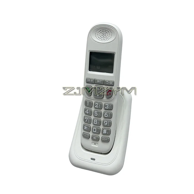 Cordless Phone Caller With LCD Screen Display Rechargeable Batteries 16 Languages Hands-free Calls Intercom