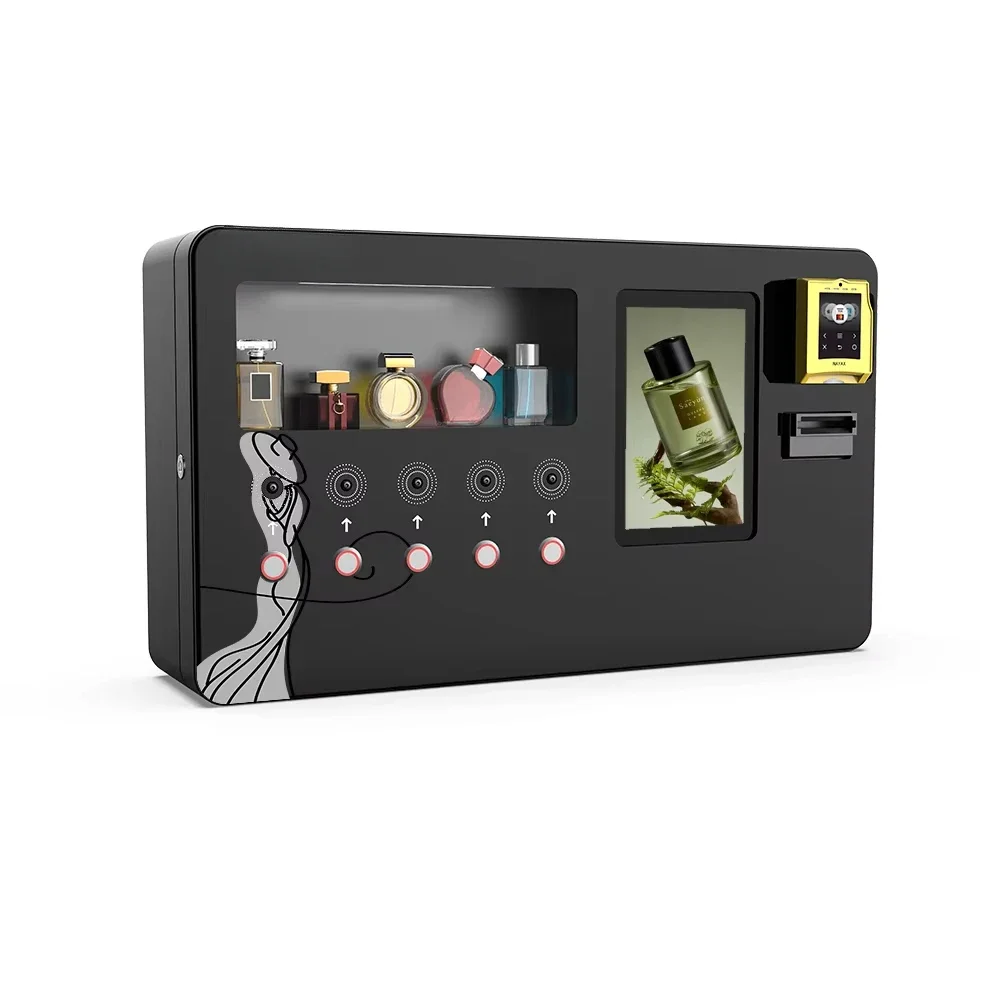 Convenience Store Automatic Perfume Spray Dispenser Credit Card/QR code/Token Payment Smart Perfume Vending Machine #3