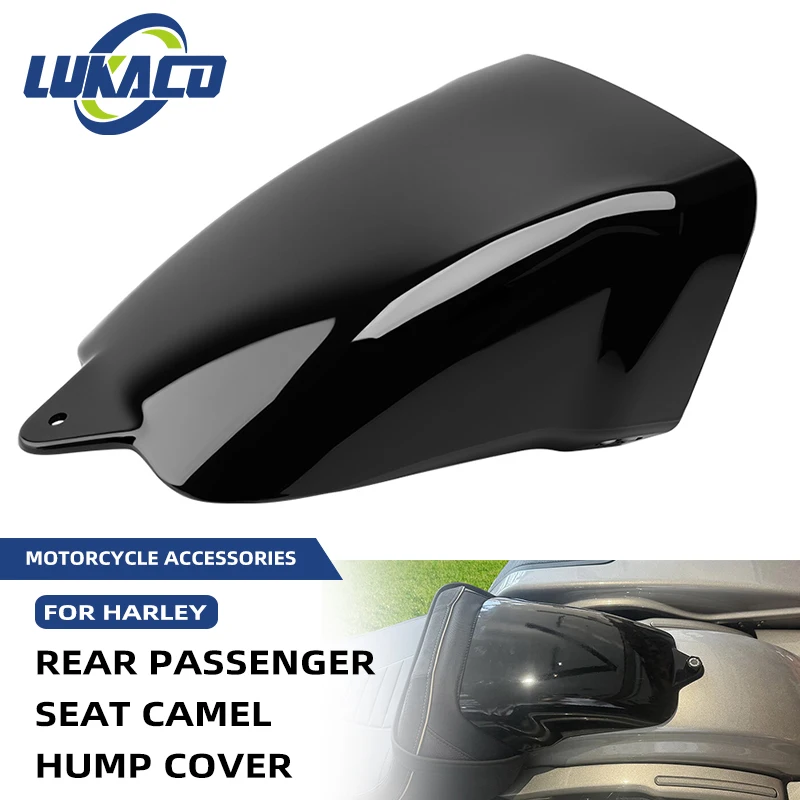 

New Motorcycle Accessories Rear Passenger Seat Cover Black Camel Hump Cowl For Harley 121 CVO 117 Road Glide ST FLTRXSE 23-25