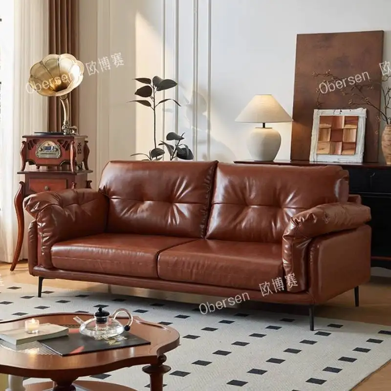 

Retro Italian Living Room Sofas Brown Designer Mid Century Living Room Sofas Lounges ApartmentsDivano Soggiorno Home Furniture