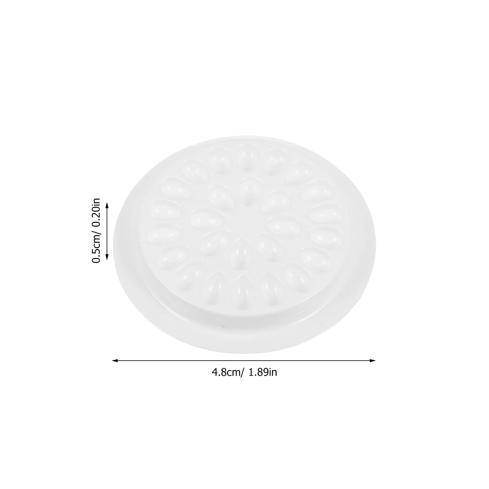 100개 속눈썹 접착제 홀더 꽃 모양 일회용 접착제 패드 정밀한 유출 방지 속눈썹 접착 팔레트 속눈썹 연장 정리함