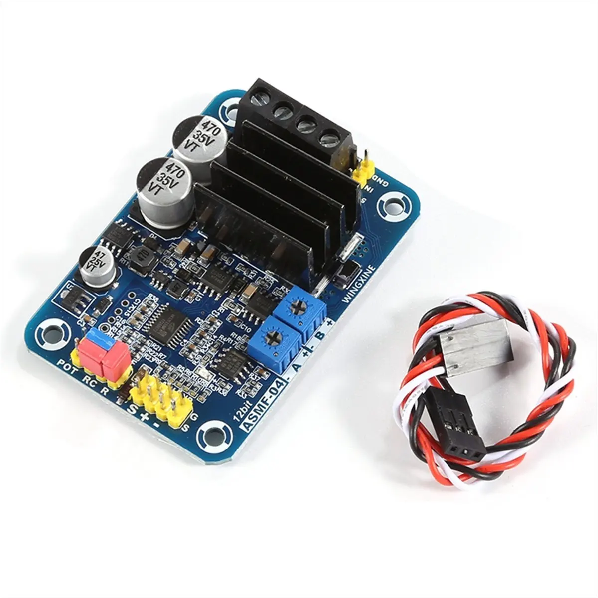 【50% OFF】-04 Single Channel Module High Torque 500Nm Controller Servo DIY 12V to 24V Current Limit 10A Module